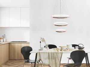 Lampe suspension ATREK Doré rose