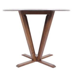 Bistrotisch M56-B Grau - Holzart/Dekor - Holz teilmassiv - 92 x 76 x 92 cm