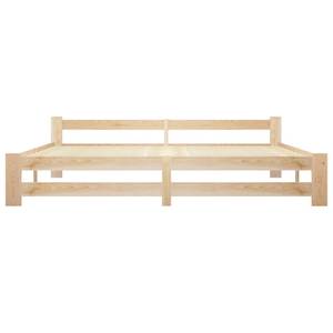 Bettgestell-K-6601 Braun - Holzwerkstoff - 207 x 55 x 204 cm