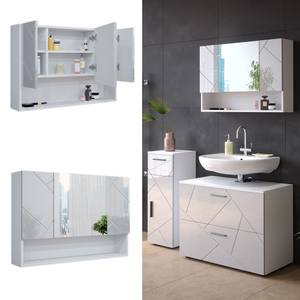 Armoire de toilette Irma 39450 Blanc brillant