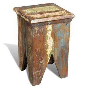 Tabouret vintage 240951 Marron - Bois massif - 30 x 45 x 30 cm