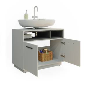 Meuble sous vasque simple Beatrice 40164 Gris