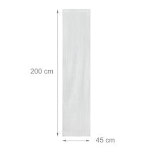 5 x Klebefolie Möbel weiß Weiß - Kunststoff - 45 x 1 x 200 cm