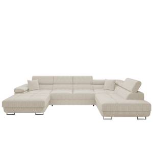 Ecksofa Torezio Bis Cord Beige - Ecke davorstehend rechts