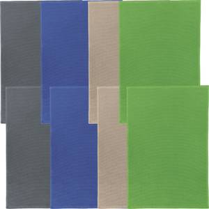 Frottier-Geschirrtuch 8er-Pack 164457 Beige - Blau - Grau - Grün - Textil - 50 x 1 x 70 cm