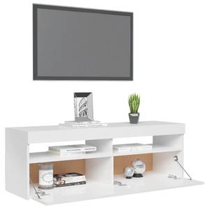 Meuble tv 3008756_3 Blanc brillant - Profondeur : 120 cm