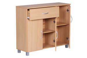 Sideboard ERMIRA Flurschrank Braun - Holzwerkstoff - 30 x 75 x 90 cm