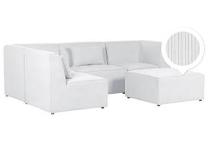 Modulsofa LEMVIG 5-tlg Cremeweiß - Weiß - 250 x 166 cm