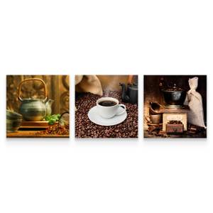 Set De Tableaux GRAINS DE CAFÉ Café 3D 150 x 50 x 50 cm