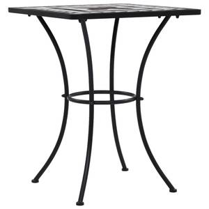 Table Noir - Métal - 60 x 76 x 60 cm