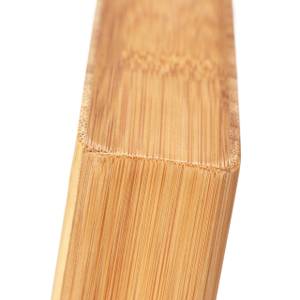 Bloc couteaux aimanté en bambou Marron - Bambou - Métal - 28 x 28 x 12 cm