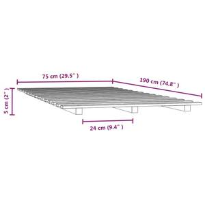 Bettrahmen 3028254-1 Holz - Breite: 75 cm