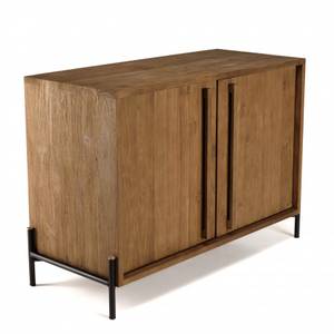 Buffet ALIDA Braun - Massivholz - 42 x 70 x 101 cm