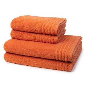 Supersoft Handtuch-Set (4-teilig) Orange