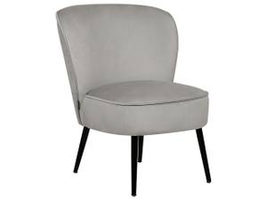 Fauteuil VOSS Noir - Gris - Gris lumineux