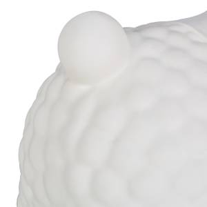 Animal sauteur blanc crème Noir - Blanc - Matière plastique - 49 x 53 x 21 cm
