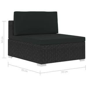 Garten-Sofagarnitur (4-teilig) 3000474-2 Schwarz