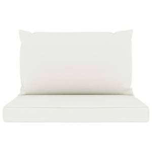 Canapé de jardin 3016481-6 (lot de 4) Blanc crème