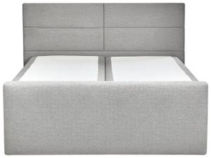 Boxspring Bett ARISTOCRAT Grau - Hellgrau - Silber - Breite: 198 cm