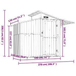 Geräteschuppen 3006855 Grün