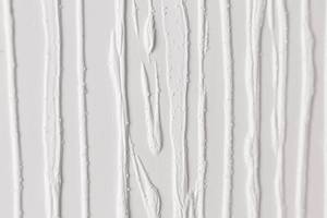 Tableau peint à la main Porcelain Move Blanc - Bois massif - Textile - 120 x 60 x 4 cm