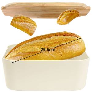 Brotkasten 259303 Creme - 19 x 12 x 33 cm