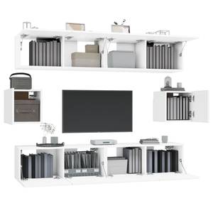 TV-Schrank 6er Set D212 Weiß