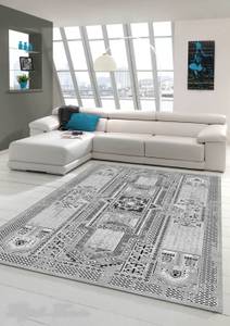 Tapis EDFOU Gris - Textile - 200 x 6 x 300 cm