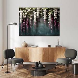 KUNSTDRUCK Hanging White Flowers 1 100 x 70 cm