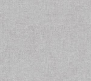 Tapete Leinen-Optik Grau - Naturfaser - Textil - 53 x 1005 x 1005 cm