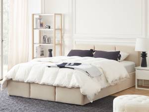 Bettgestell BOUSSE Beige - Creme - Breite: 171 cm