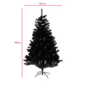 Sapin de Noël Cianite Noir - Matière plastique - 105 x 180 x 105 cm