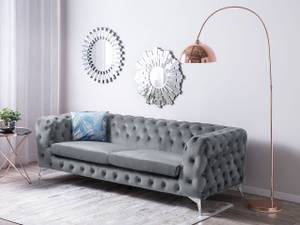 3-Sitzer Sofa SOTRA Grau - Silber