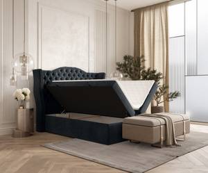 Boxspringbett Royal Graphit - Breite: 200 cm