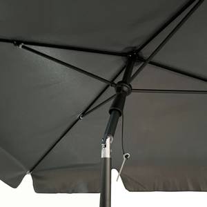 Parasol de jardin FLOKS Noir - Gris foncé