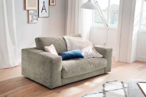 Fauteuil MADELINE Causeuse Cord Granit
