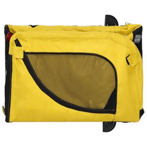 Remorque vélo pour chien 3028683-2 Jaune - 69 x 74 x 133 cm