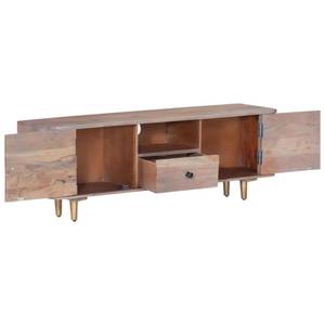 TV-Schrank D384 Braun - Massivholz - 30 x 40 x 118 cm