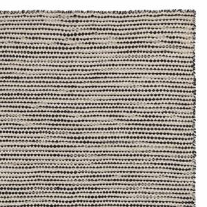 Wollteppich Udana Schwarz - Textil - 140 x 10 x 200 cm