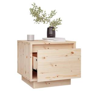 Nachttisch DE930 Braun - Massivholz - 35 x 32 x 34 cm