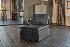 Fauteuil-lit DELLA Velvet Anthracite