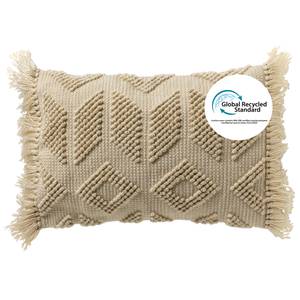 Coussin décoratif Odin Beige - Textile - 60 x 40 x 60 cm