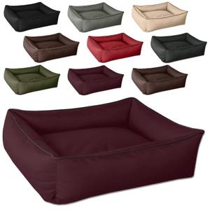 Lit pour chien, coussin MAX UNO Bordeaux - 110 x 28 x 150 cm