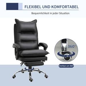 Bürostuhl höhenverstellbar 921-335BK Schwarz