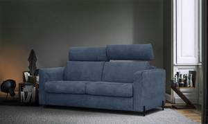 Schlafsofa Mezo (3-Sitzer) Marineblau