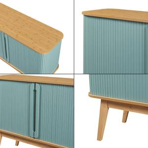 Buffet Tysvær Bleu - Bambou - 110 x 80 x 40 cm