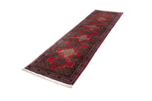 Tapis de couloir Birdjend V Rouge - Textile - 87 x 2 x 313 cm