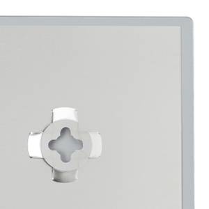 Glas-Magnetboard Weiß 80 x 15 cm