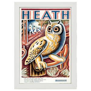 Bilderrahmen Poster 1933 Heath Weiß