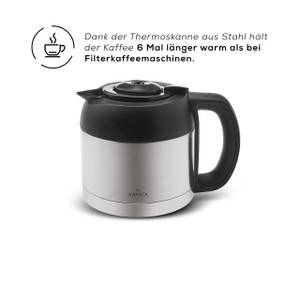 Filterkaffeemaschine Art Schwarz - Grau - Metall - Kunststoff - 30 x 30 x 30 cm